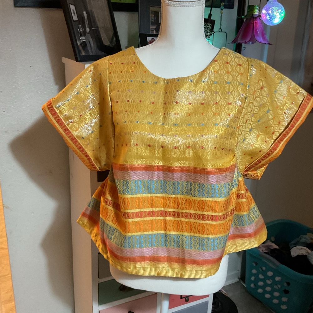 Indian Thai Pakistan Noki top blouse Large